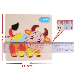 3D houten puzzel - educatief speelgoedEducatief