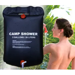 Camp douchetas - zonne-energie verwarmd - PVC - 20LOutdoor & Kamperen