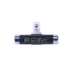 2 in1 - car LCD digital temperature thermometer / clock - clip-onStyling parts