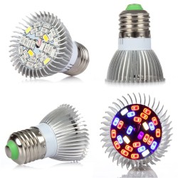 LED-lamp - groeilicht voor planten - volledig spectrum - hydrocultuur - E27 - 10W - 30W - 50W - 80WKweeklampen