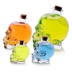 Schedelvormige glazen karaf - voor wodka / whisky / wijn - 180ml - 400ml - 750mlBar producten