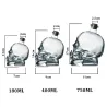 Schedelvormige glazen karaf - voor wodka / whisky / wijn - 180ml - 400ml - 750mlBar producten