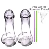 Penisvormig drinkglas - met rietjes / trechter - 150 ml - 2 stuksBar producten