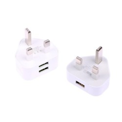 Universal wall charger - with 1 - 2 USB port - UK plugChargers