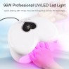 Hartvormige nageldroger - LED - UV - 96WNagelfrees / Nagelboor