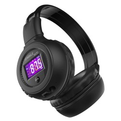 Zealot B570 - Bluetooth headphones - headset - foldable - LCD display - micro-SD slot - microphone - noise reductionHeadsets