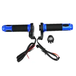 22mm - 7/8" - 12V - motorstuur - elektrisch verwarmde handgrepen - aluminium - 2 stuksHand Grips & End