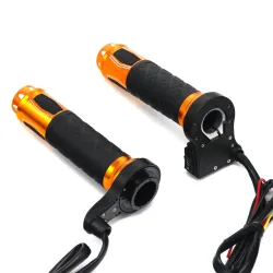 22mm - 7/8" - 12V - motorstuur - elektrisch verwarmde handgrepen - aluminium - 2 stuksHand Grips & End