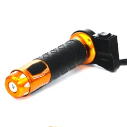 22mm - 7/8" - 12V - motorstuur - elektrisch verwarmde handgrepen - aluminium - 2 stuksHand Grips & End