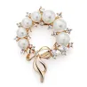Kristallen bloem met strass - elegante brocheBroches
