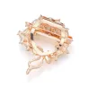 Kristallen bloem met strass - elegante brocheBroches