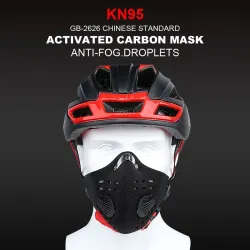Beschermend gezicht/mondmasker - KN95 - met PM25 filter - luchtventiel - anti bacterieelMondmaskers