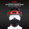 Beschermend gezicht/mondmasker - KN95 - met PM25 filter - luchtventiel - anti bacterieelMondmaskers