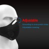 Beschermend gezicht/mondmasker - KN95 - met PM25 filter - luchtventiel - anti bacterieelMondmaskers