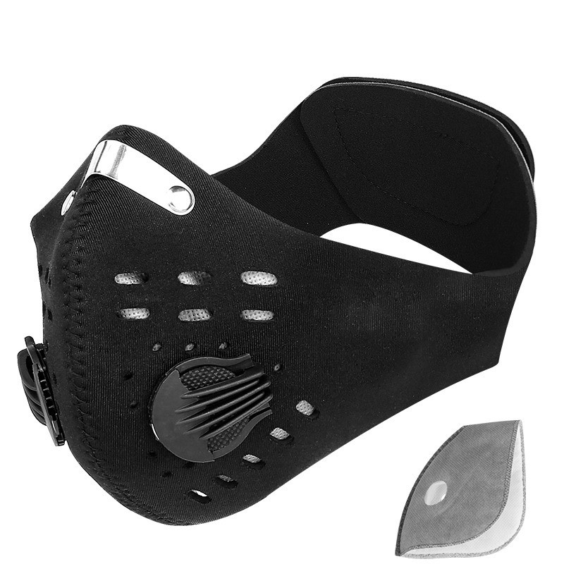 Beschermend gezicht/mondmasker - KN95 - met PM25 filter - luchtventiel - anti bacterieelMondmaskers