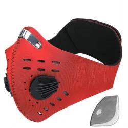 Beschermend gezicht/mondmasker - KN95 - met PM25 filter - luchtventiel - anti bacterieelMondmaskers