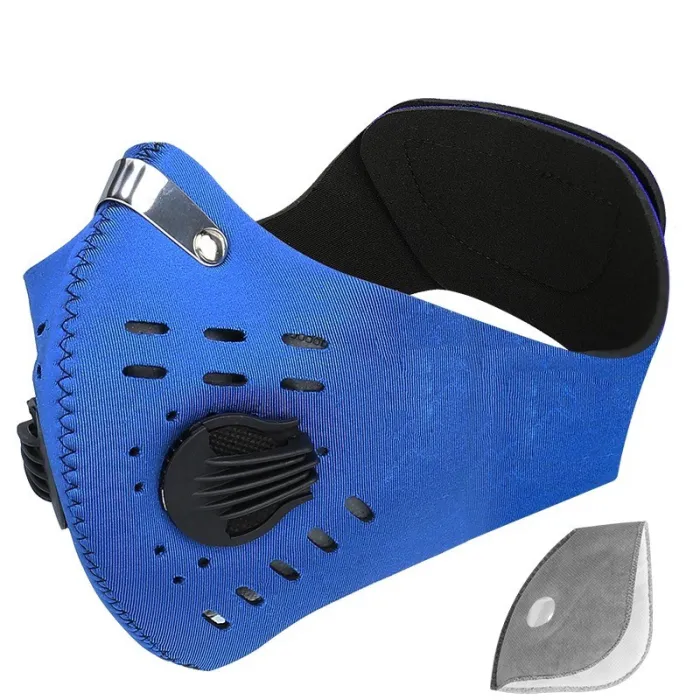 Beschermend gezicht/mondmasker - KN95 - met PM25 filter - luchtventiel - anti bacterieelMondmaskers