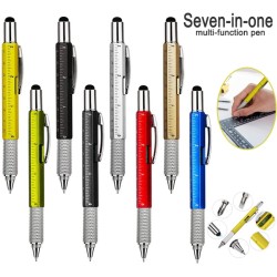 7 in 1 multifunctionele pen - liniaal - schroevendraaier - waterpas - touchscreen stylusPennen & Potloden