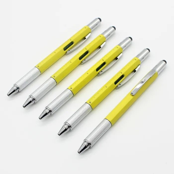 7 in 1 multifunctionele pen - liniaal - schroevendraaier - waterpas - touchscreen stylusPennen & Potloden
