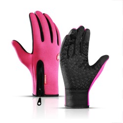 Warm skiing gloves - touch screen function - zipper - waterproofGloves