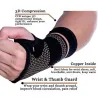 Professional wristband - elastic glove - pressure - pain relief - copper fiberMassage