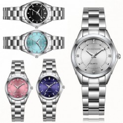 CHRONOS - Quartz horloge met strass steentjes - roestvrij staal - waterdichtHorloges