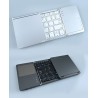 Opvouwbaar Bluetooth-toetsenbord - met touchpad - ultradunToetsenborden