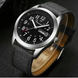 READEEL - sport Quartz horloge - waterdicht - canvas bandHorloges