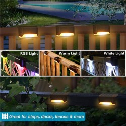 Solar deck lights - patio - fence - garden - waterproof - LEDSolar lighting