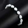 Elegante armband - natuurlijke maanlichtsteen - 925 sterling zilverArmbanden