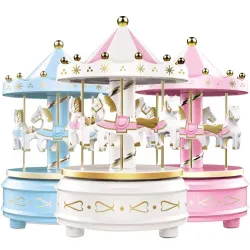 Carrousel met paarden - muziekdoosDecoratie