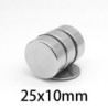 N35 - neodymium magneet - sterke schijf - 25mm * 10mmN35