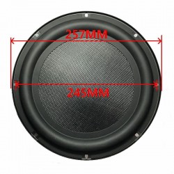 10" bass passive speaker - with 257mm frame - radiator auxiliarySpeakers