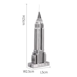 Metal puzzle - construction kit - Empire State BuildingMetal