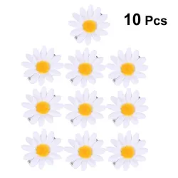 Decoratieve haarspeldjes - margrieten - 10 stuksHaarspelden