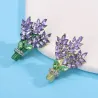 Kristallen lavendel bos - brocheBroches