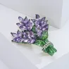 Kristallen lavendel bos - brocheBroches