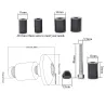 Universele motorstuuruiteinden - aluminiumHand Grips & End