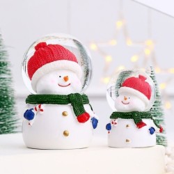 Kerstman / sneeuwpop - sneeuwbol - met LEDBeelden & Sculpturen