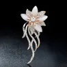 Opaal kristallen bloem - elegante brocheBroches