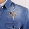 Crystal Christmas teddy bear - broochBrooches