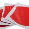 Koolstofvezel vinyl sticker - autodeurgreep bescherming - 10 * 9cm - 4 stuksStickers