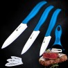 Ceramic knives with covers / peeler - 4 pieces setCeramic