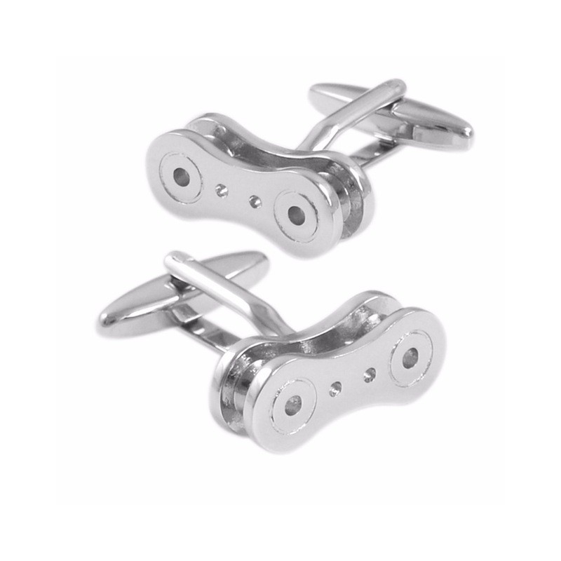 Bicycle chain shape cufflinksCufflinks
