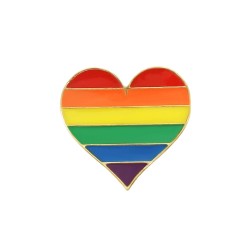 LGBT / rainbow design pin - broochMen's Jewellery