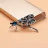 Kristallen libelle - brocheBroches