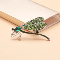 Kristallen libelle - brocheBroches