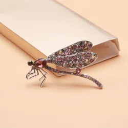 Crystal dragonfly - broochBrooches