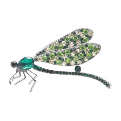 Kristallen libelle - brocheBroches