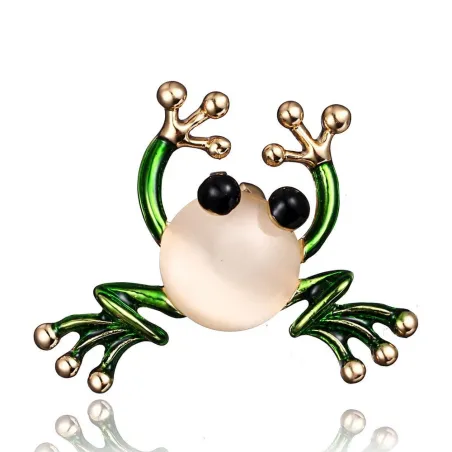 Groene kikker brocheBroches